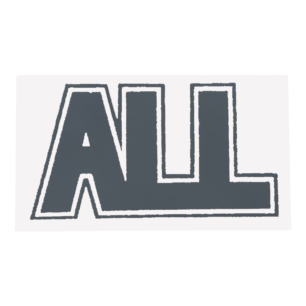 Logo Sticker (Grey) – ALL Store