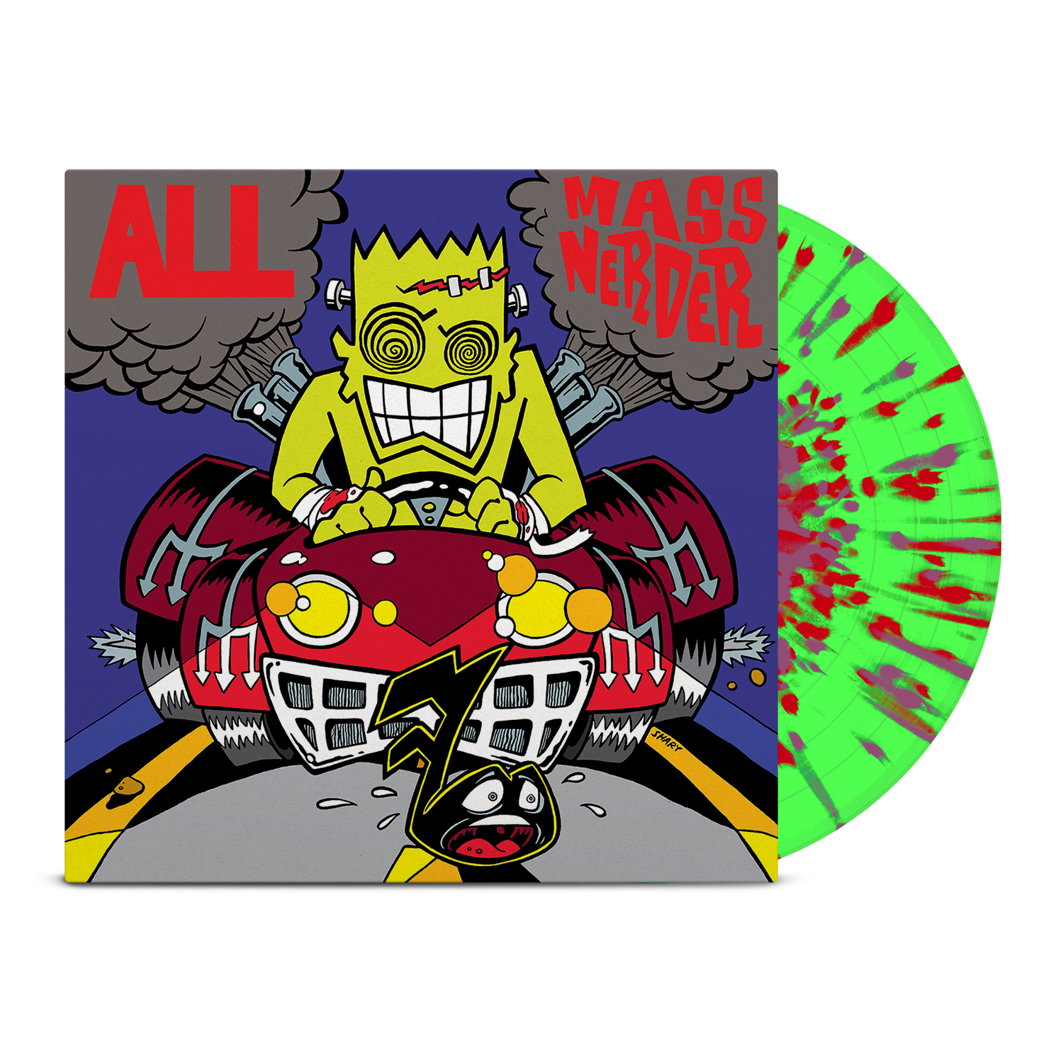 Mass Nerder LP (Green/Red/Purple)